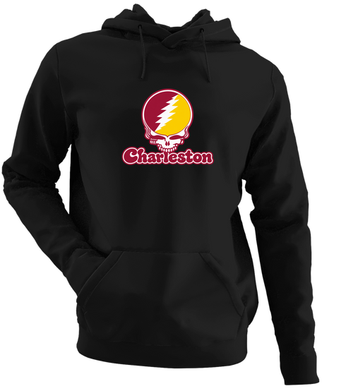 Charleston Stealie Premium Unisex Hoodie — Design: Charleston University of — Black