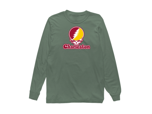 Charleston Stealie Premium Unisex Long-Sleeve — Design: Charleston University of — Light Green
