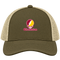 Charleston Stealie Premium Unisex Trucker Cap — Design: Charleston University of — Moss/Khaki