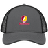 Charleston Stealie Premium Unisex Trucker Cap — Design: Charleston University of — Charcoal/Black