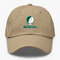 Charlotte Stealie Premium Unisex Dad Hat — Design: North Carolina University of Charlotte — Khaki