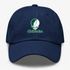 Charlotte Stealie Premium Unisex Dad Hat — Design: North Carolina University of Charlotte — Navy