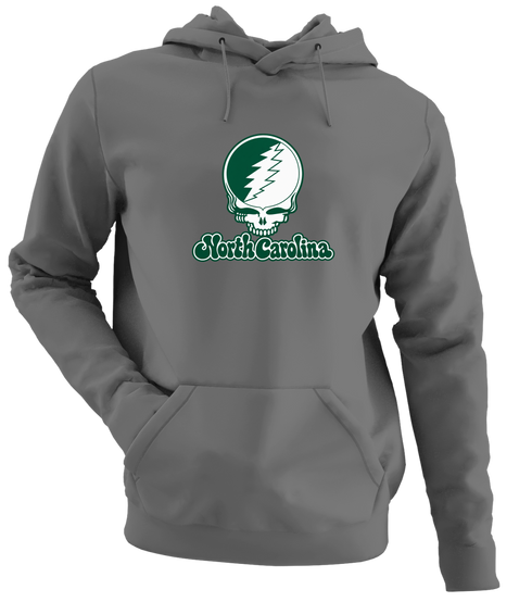 Charlotte Stealie Premium Unisex Hoodie — Design: North Carolina University of Charlotte — Charcoal