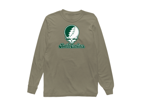 Charlotte Stealie Premium Unisex Long-Sleeve — Design: North Carolina University of Charlotte — Sandstone