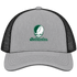 Charlotte Stealie Premium Unisex Trucker Cap — Design: North Carolina University of Charlotte — Heather Grey/Black