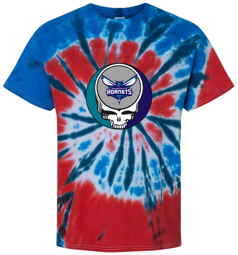 Charlotte Hornets Stealie Tie-Dye T-Shirt