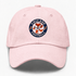 Chicago Football Dancing Bear Premium Dad Hat — Chicago Bears — Pink