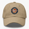 Chicago Football Dancing Bear Premium Dad Hat — Chicago Bears — Khaki