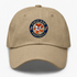 Chicago Football Dancing Bear Premium Dad Hat — Chicago Bears — Khaki