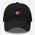 Chicago Football Dancing Bear Premium Dad Hat — Chicago Bears — Black