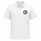 Chicago Football Dancing Bear Premium Polo — Chicago Bears — White