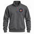 Chicago Football Dancing Bear Premium Quarter-Zip — Chicago Bears — Charcoal