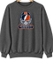 Chicago Helmet Stealie Premium Unisex Crewneck — Chicago Bears — Dark Heather