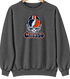 Chicago Helmet Stealie Premium Unisex Crewneck — Chicago Bears — Dark Heather