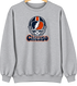 Chicago Helmet Stealie Premium Unisex Crewneck — Chicago Bears — Sport Grey