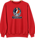 Chicago Helmet Stealie Premium Unisex Crewneck — Chicago Bears — Red