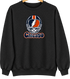 Chicago Helmet Stealie Premium Unisex Crewneck — Chicago Bears — Black