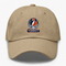 Chicago Helmet Stealie Premium Unisex Dad Hat — Chicago Bears — Khaki