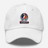 Chicago Helmet Stealie Premium Unisex Dad Hat — Chicago Bears — White