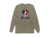 Chicago Helmet Stealie Premium Unisex Long-Sleeve — Chicago Bears — Sandstone