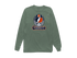 Chicago Helmet Stealie Premium Unisex Long-Sleeve — Chicago Bears — Light Green