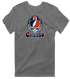 Chicago Helmet Stealie Premium Unisex T-Shirt — Chicago Bears — Charcoal