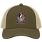Chicago Helmet Stealie Premium Unisex Trucker Cap — Chicago Bears — Moss/Khaki