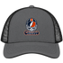 Chicago Helmet Stealie Premium Unisex Trucker Cap — Chicago Bears — Charcoal/Black