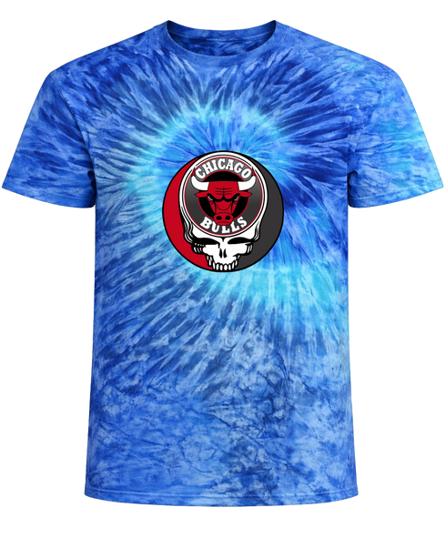 Chicago Bulls Stealie Tie-Dye T-Shirt