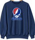 Chicago Baseball Stealie Grateful Dead Crewneck — Chicago Cubs — Navy