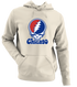 Chicago Baseball Stealie Grateful Dead Hoodie — Chicago Cubs — Sand