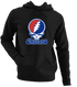 Chicago Baseball Stealie Grateful Dead Hoodie — Chicago Cubs — Black