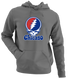 Chicago Baseball Stealie Grateful Dead Hoodie — Chicago Cubs — Charcoal