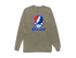 Chicago Baseball Stealie Grateful Dead Long-Sleeve — Chicago Cubs — Sandstone