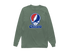 Chicago Baseball Stealie Grateful Dead Long-Sleeve — Chicago Cubs — Light Green