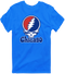 Chicago Baseball Stealie Grateful Dead T-Shirt — Chicago Cubs — Royal