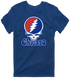 Chicago Baseball Stealie Grateful Dead T-Shirt — Chicago Cubs — Navy