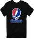 Chicago Baseball Stealie Grateful Dead T-Shirt — Chicago Cubs — Black