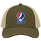 Chicago Baseball Stealie Grateful Dead Trucker Cap — Chicago Cubs — Moss/Khaki
