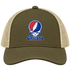 Chicago Baseball Stealie Grateful Dead Trucker Cap — Chicago Cubs — Moss/Khaki