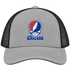Chicago Baseball Stealie Grateful Dead Trucker Cap — Chicago Cubs — Heather Grey/Black