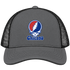 Chicago Baseball Stealie Grateful Dead Trucker Cap — Chicago Cubs — Charcoal/Black