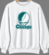 Chicago Stealie Premium Unisex Crewneck — Design: Chicago State University — White