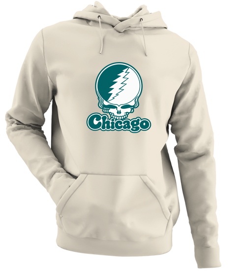 Chicago Stealie Premium Unisex Hoodie — Design: Chicago State University — Sand