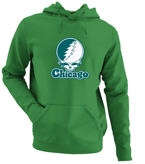 Chicago Stealie Premium Unisex Hoodie — Design: Chicago State University — Irish Green