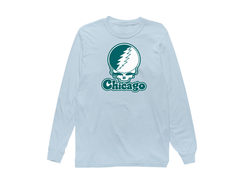 Chicago Stealie Premium Unisex Long-Sleeve — Design: Chicago State University — Chambray