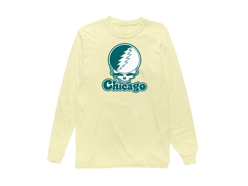 Chicago Stealie Premium Unisex Long-Sleeve — Design: Chicago State University — Butter
