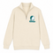 Chicago Stealie Premium Unisex Quarter-Zip — Design: Chicago State University — Sand