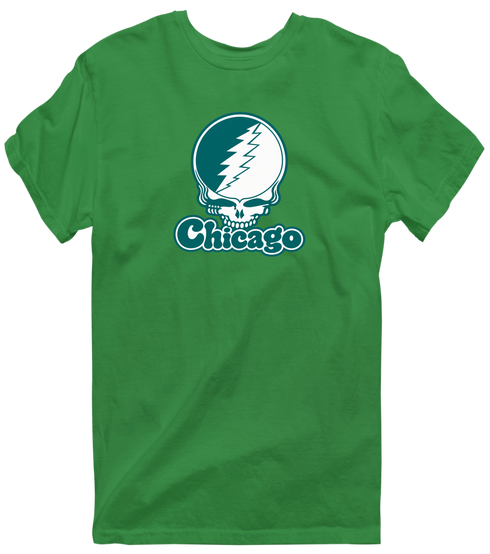 Chicago Stealie Premium Unisex T-Shirt — Design: Chicago State University — Irish Green