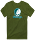 Chicago Stealie Premium Unisex T-Shirt — Design: Chicago State University — Military Green